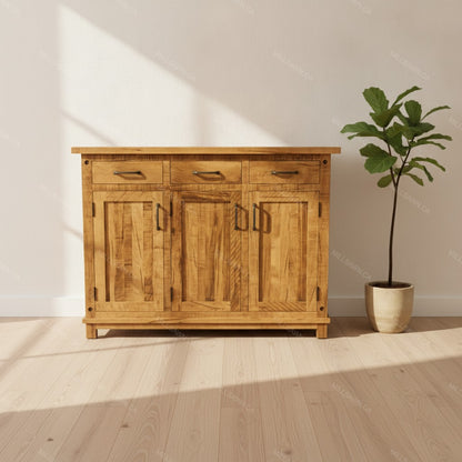 Alpine Solid Wood Sideboard