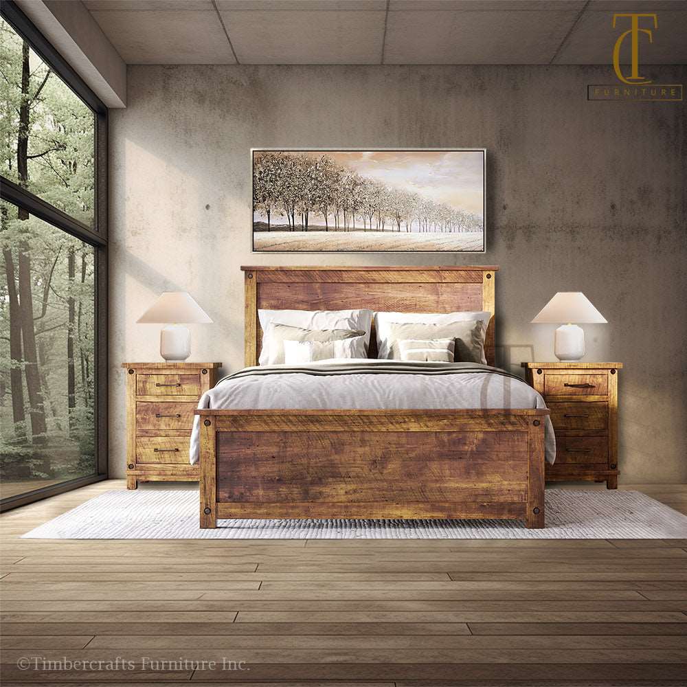 Alpine Solid Wood Storage bed