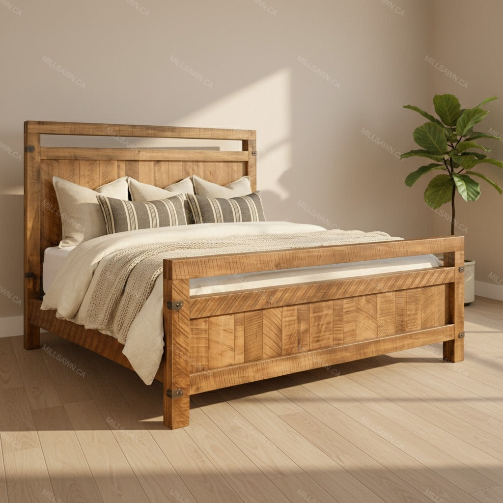 Alba Solid Wood Bed