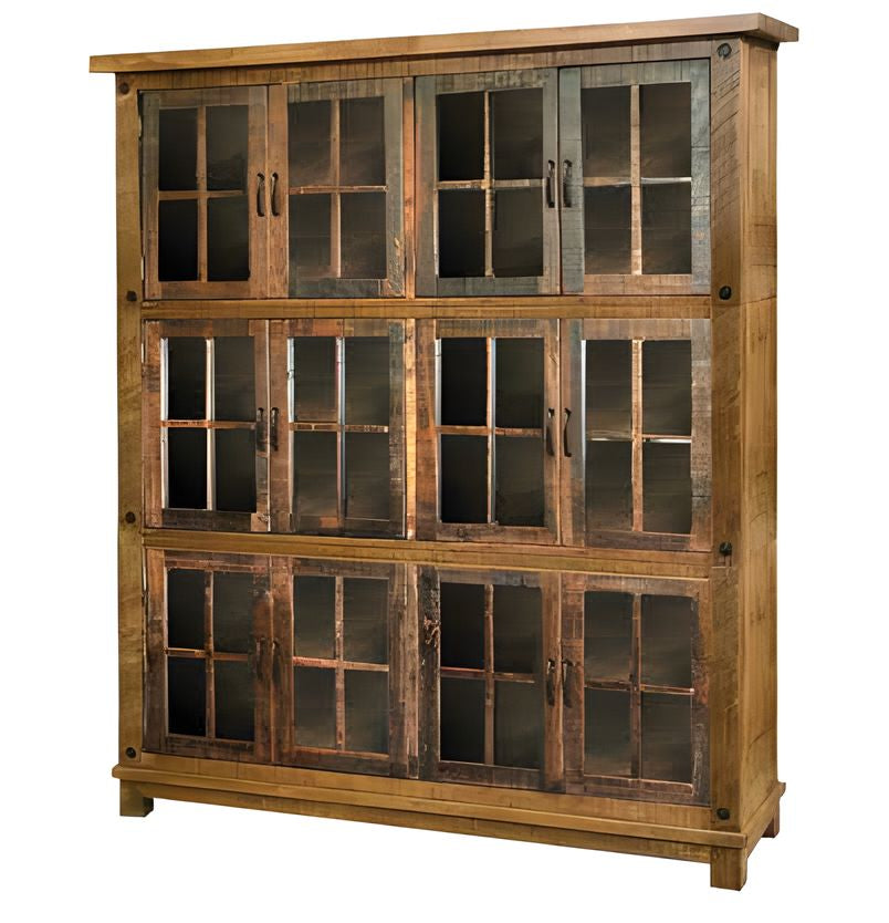 Alpine Solid Wood Wall Cabinet