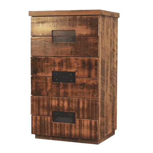 Arthur Philippe Solid Wood 6 Drawer Chest | Highboy