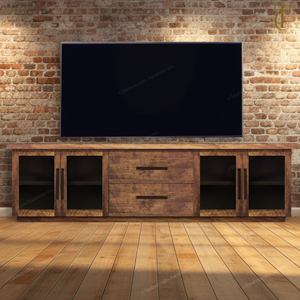 Arthur Solid Wood Media Stand