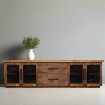 Arthur Solid Wood Media Stand