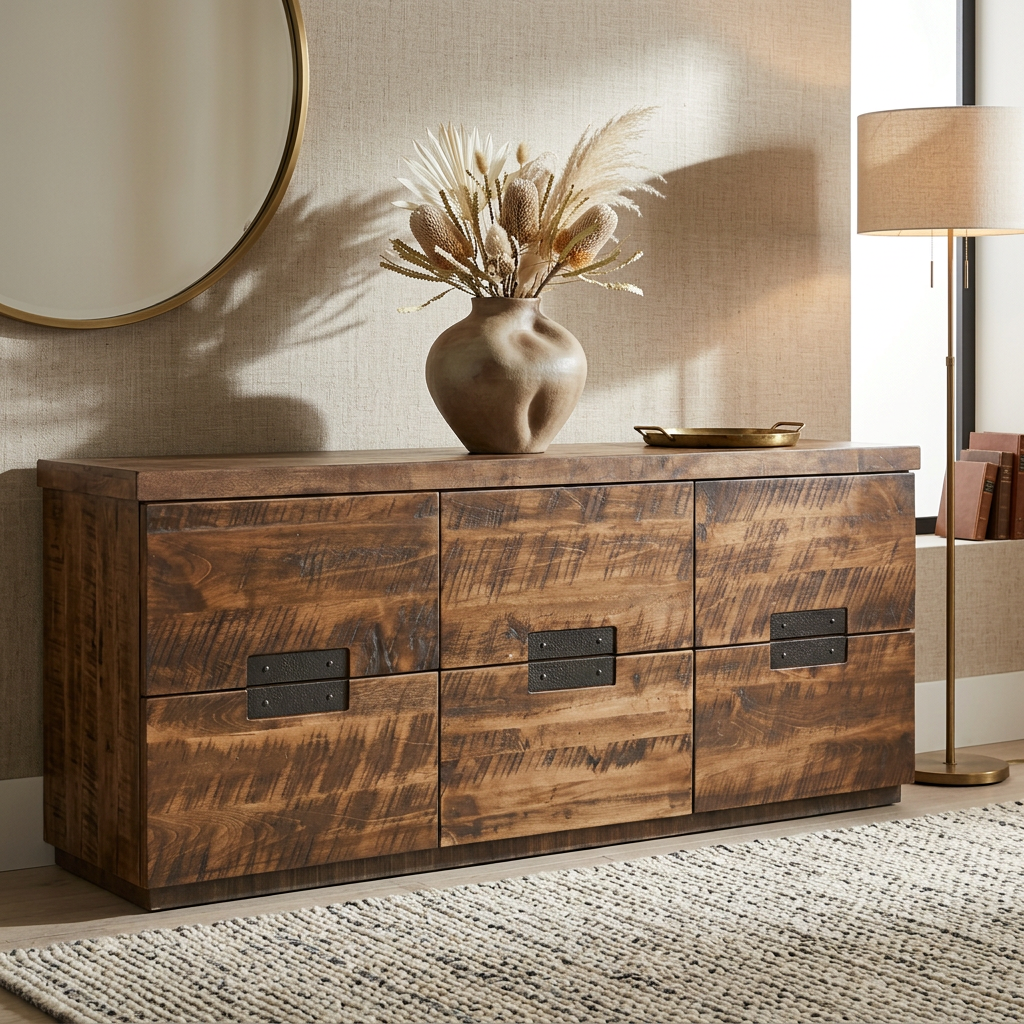 Arthur Philippe Solid Wood Dresser
