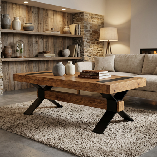 Arthur Philippe Solid Wood Coffee Table