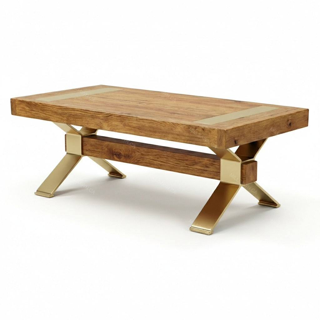 Arthur Philippe Solid Wood Coffee Table