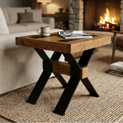 Arthur Philippe Solid Wood End Table