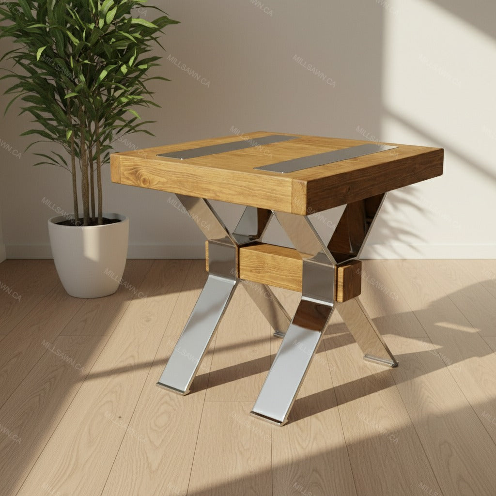 Arthur Philippe Solid Wood End Table