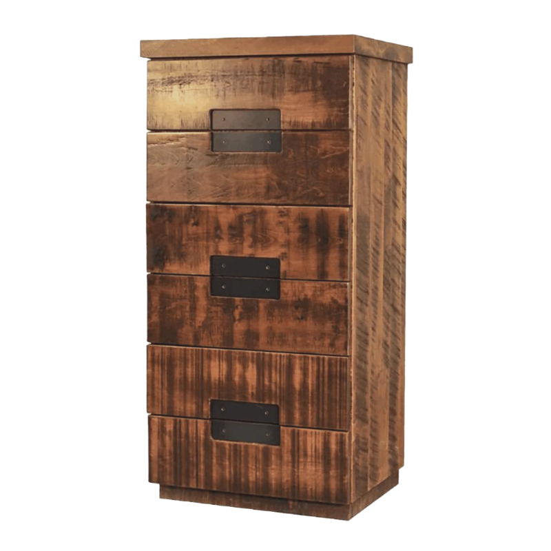 Arthur Philippe Solid Wood 6 Drawer Lingerie Chest | Highboy