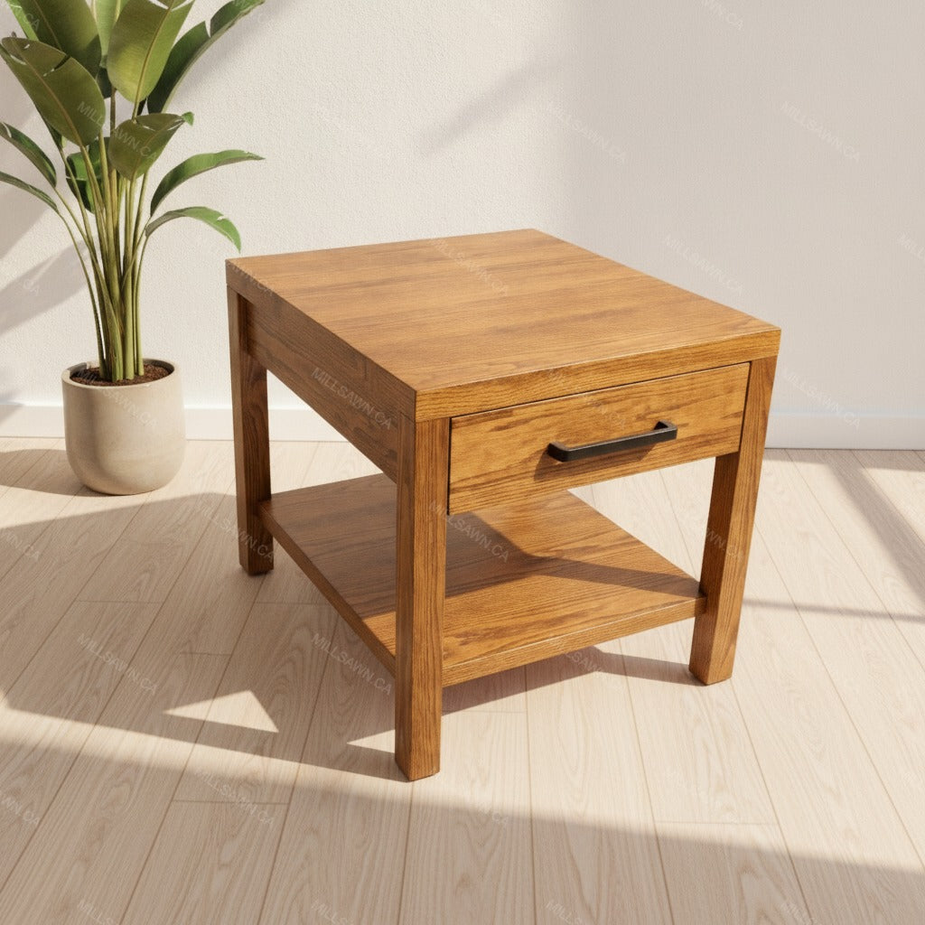 Arya Solid Wood End Table