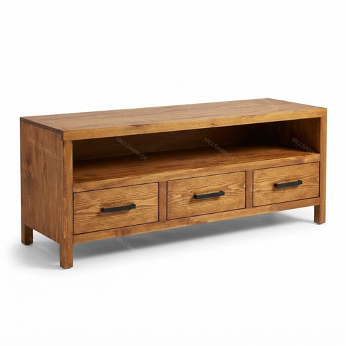Arya Solid Wood Media Stand