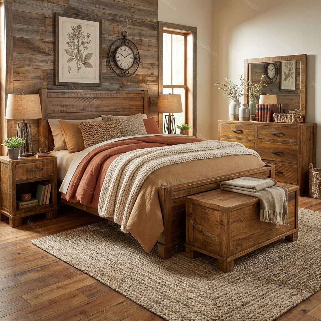 Aspen Solid Wood Bed