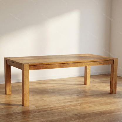 Aspen Leg Solid Wood Top Dining Table