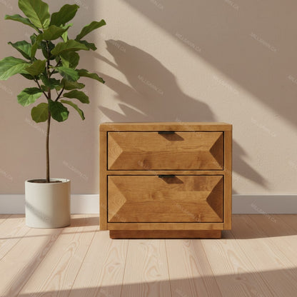 Avra Solid Wood Nightstand