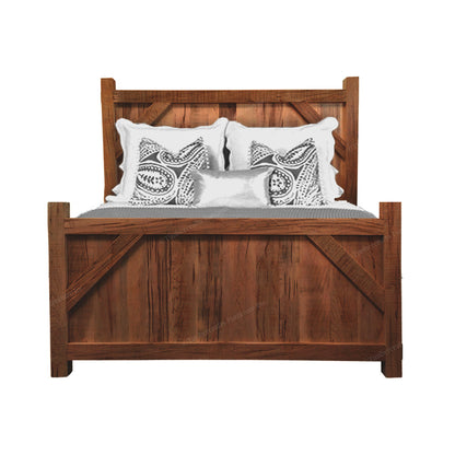 Barnwood Solid Wood Bed