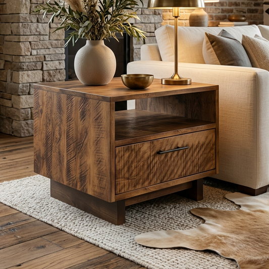 Baywood Solid Wood End Table