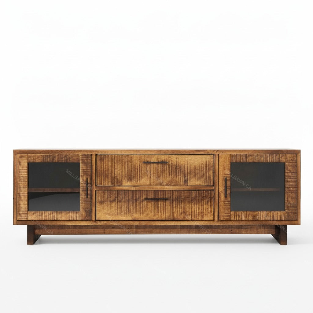 Baywood Solid Wood Media Stand