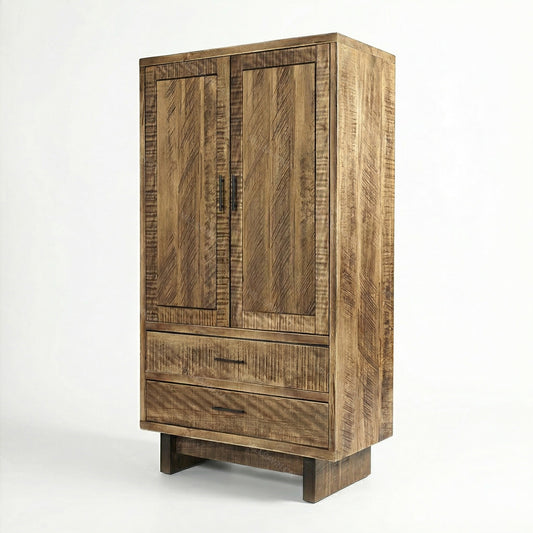 Baywood Solid Wood Armoire
