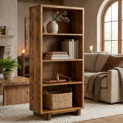 Baywood Solid Wood Bookcase