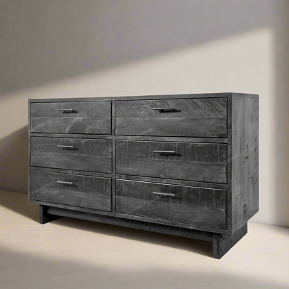 Baywood Solid Wood 6 Drawer Dresser