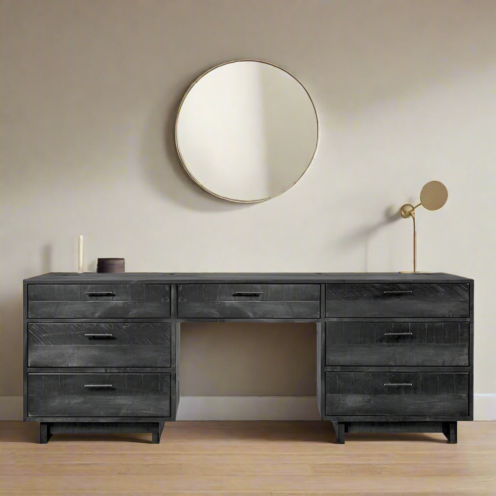 Baywood Solid Wood Makeup Vanity