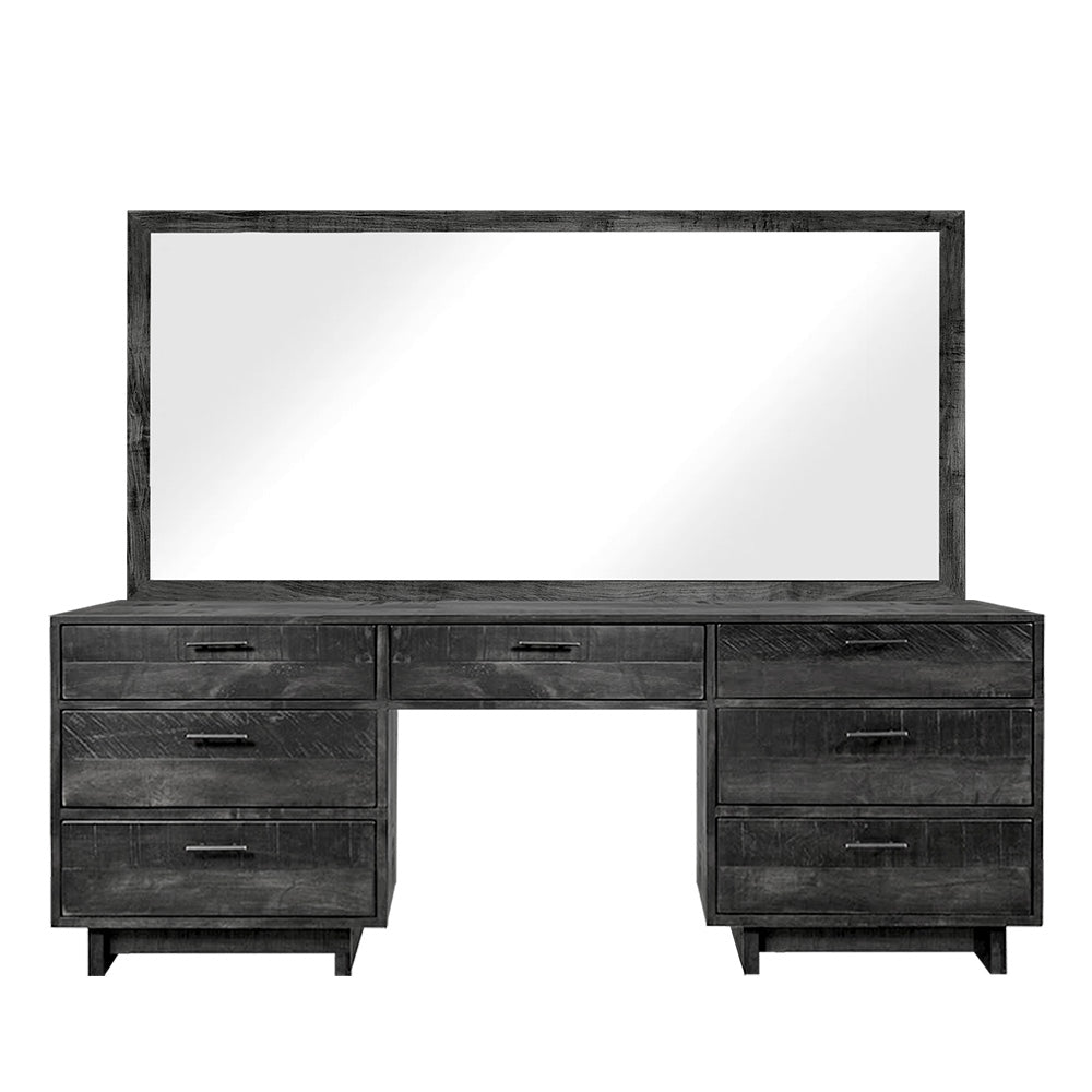 Baywood Solid Wood Makeup Vanity