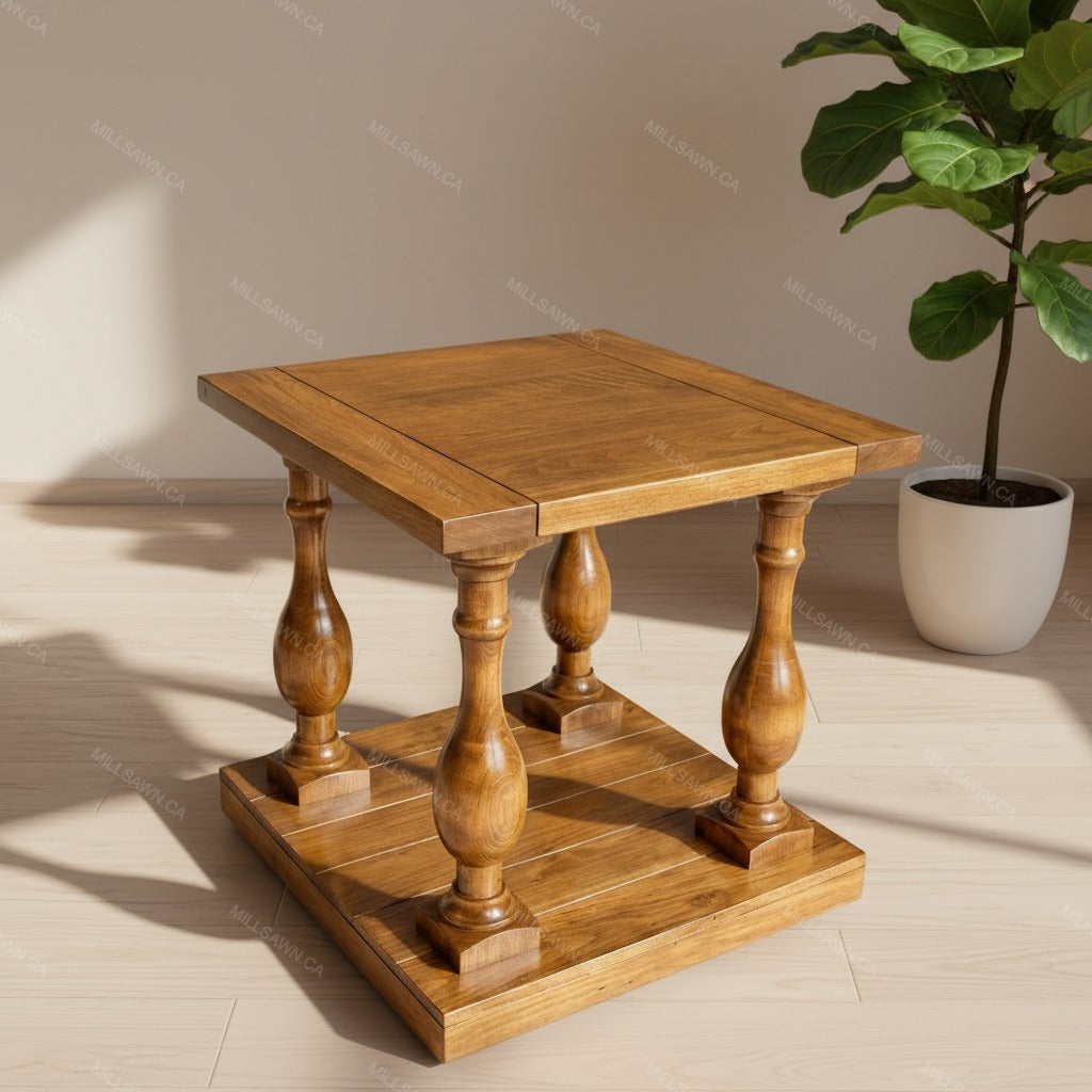 Beam Solid Wood End Table