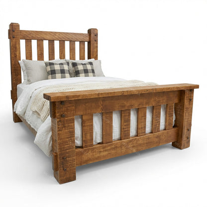 Beam Solid Wood Slat Bed