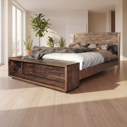 Ledge Rock Solid Wood Bed