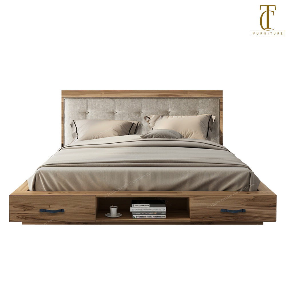 Wellmont Solid Wood Bed