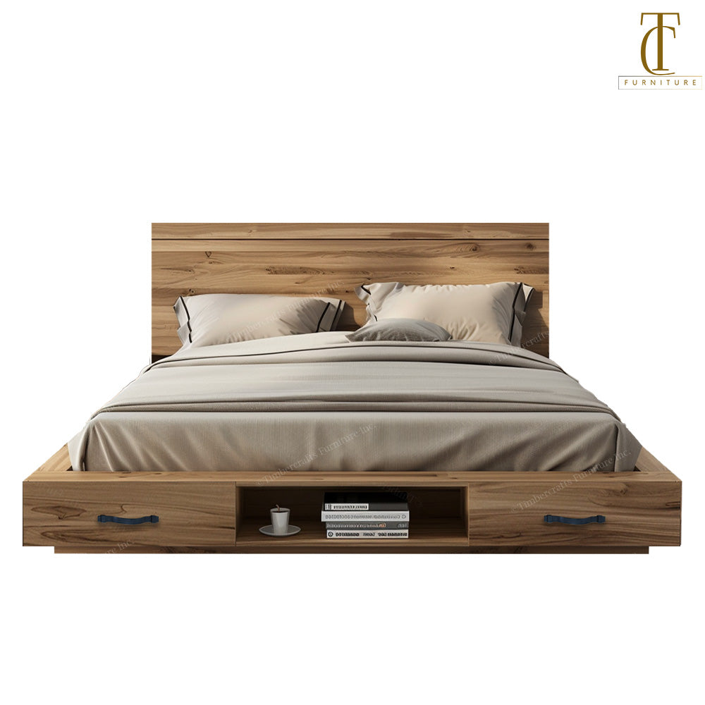 Wellmont Solid Wood Bed