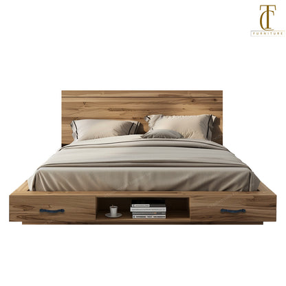 Wellmont Solid Wood Bed