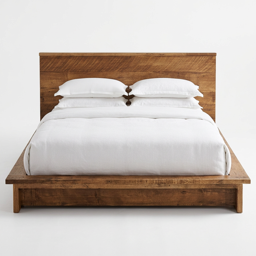 Gaia Solid Wood Platform Bed