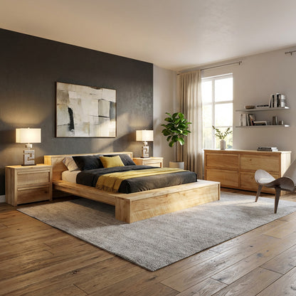 Mason Solid wood Platform Bed