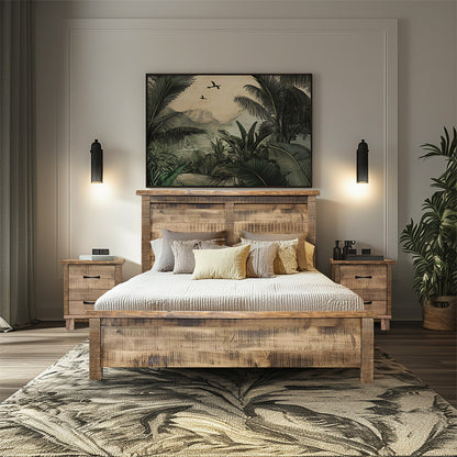 Kaya Solid Wood Bed