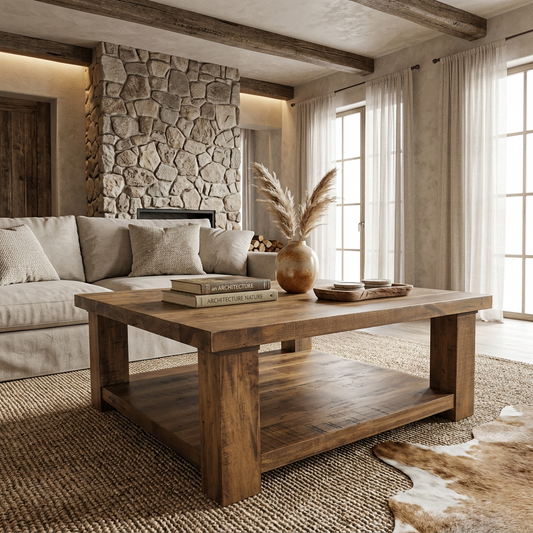 Bellemy Solid Wood Coffee Table
