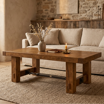 Benchmark Solid Wood Coffee Table