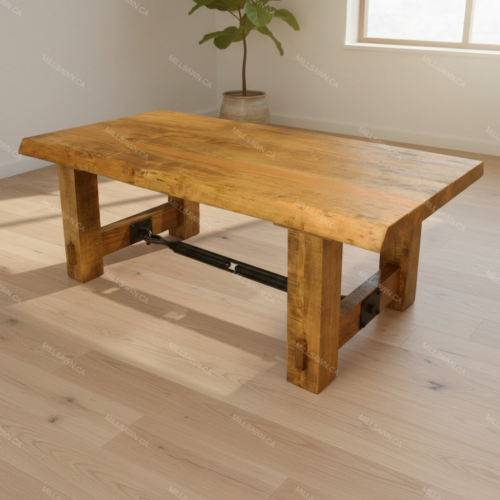 Benchmark Live Edge Solid Wood Coffee Table
