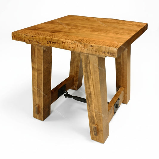 Benchmark Live Edge Solid Wood End Table