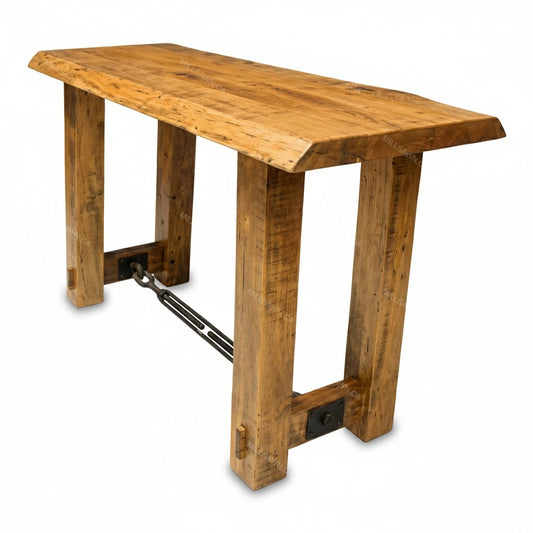 Benchmark Live Edge Solid wood Sofa Table