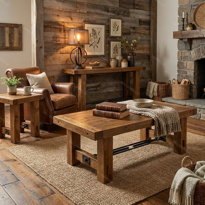 Benchmark Solid Wood End Table