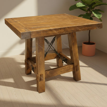 Benchmark Solid wood Pub Table