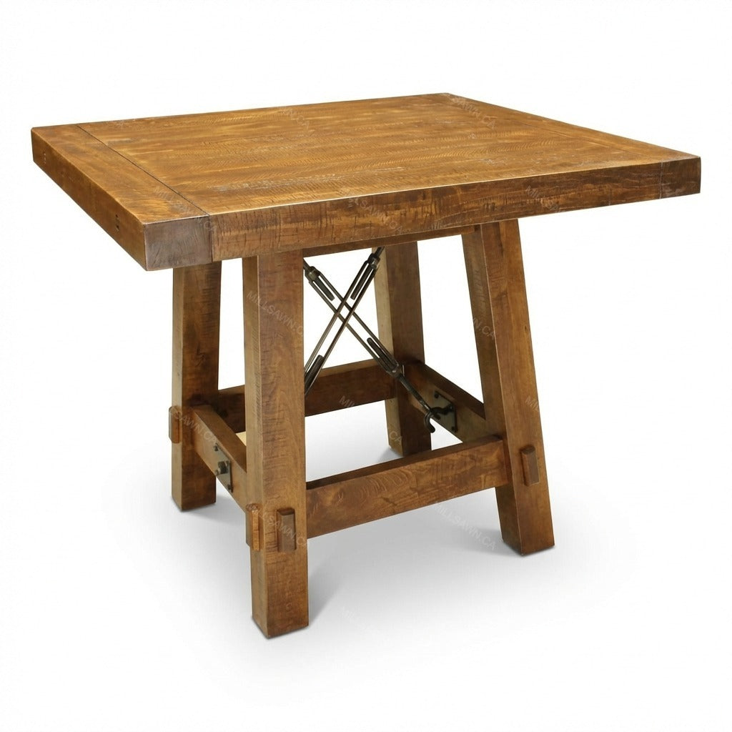Benchmark Solid wood Pub Table