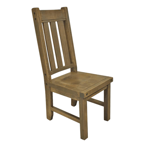 Benchmark Solid Wood Block Side Chair