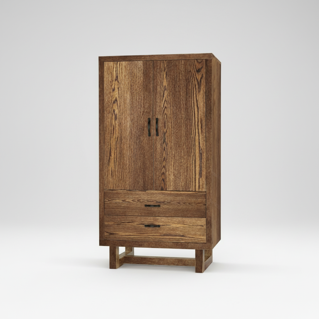 Byron Solid Wood Armoire