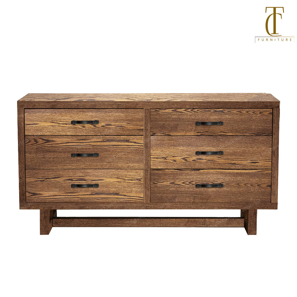 Byron Solid Wood 6 Drawer Dresser