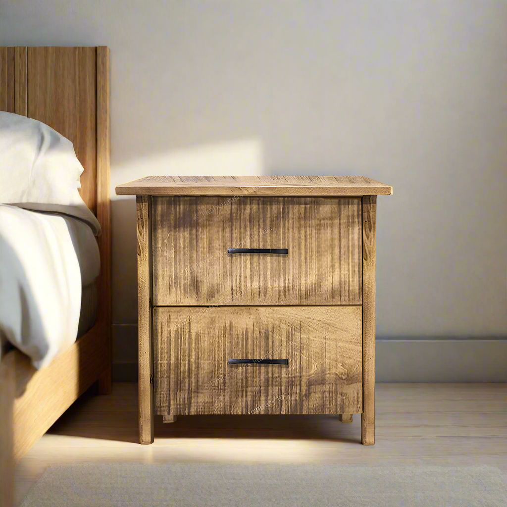 Cali Solid Wood Nightstand