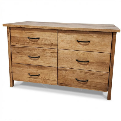 Cali Solid Wood 6 Drawer Dresser