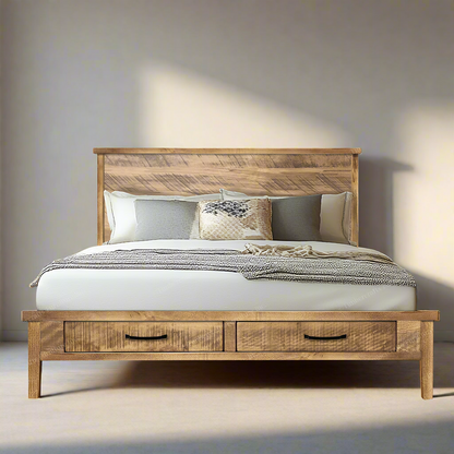 Cali Solid Wood Bed