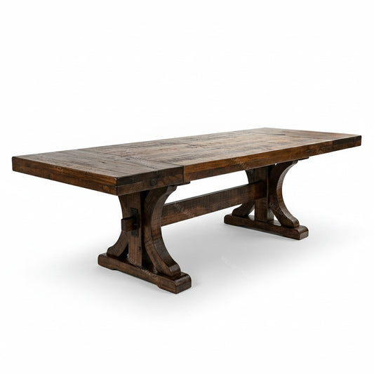 Carlisle Solid Wood Dining Table + 2-16" End Leaves